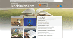 Desktop Screenshot of bibelskolan.com