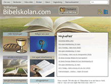 Tablet Screenshot of bibelskolan.com